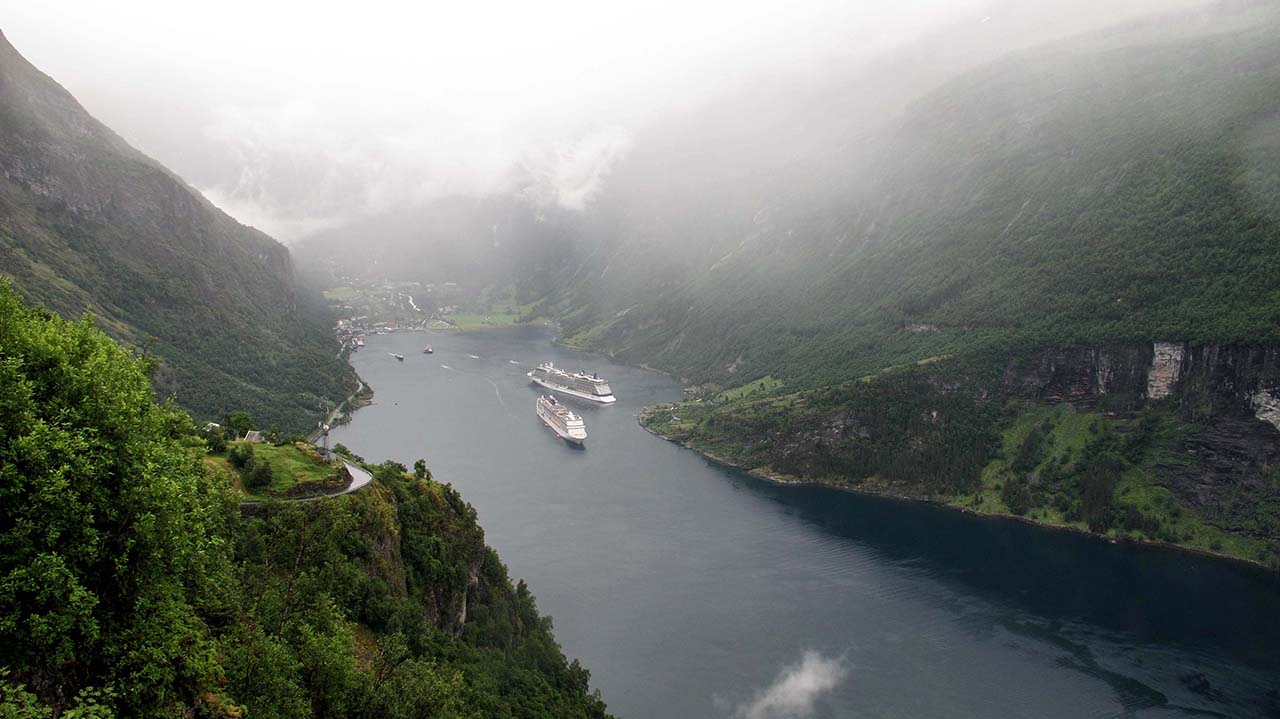 Norsko na kole - Geiranger fjord